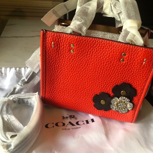 🌹 RARE Coach Rogue 17 with Custom Tea Roses - Picture 2 of 12